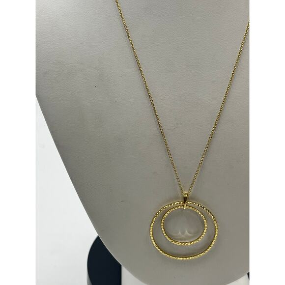 Gorjana Signed Designer Bali Gold Plated Long Pendant Adjustable Necklace‎ - Picture 5 of 7